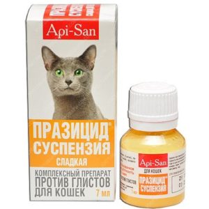 Празицид - суспензия для котов от глистов